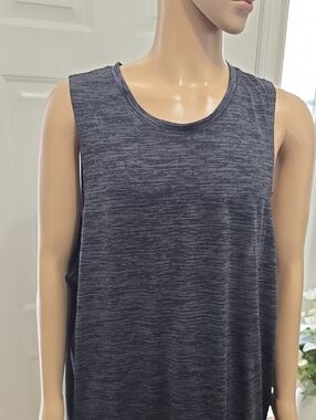 XERSION BRAND MEN'S BLACK HEATHER TANK TOP SIZE LARGE